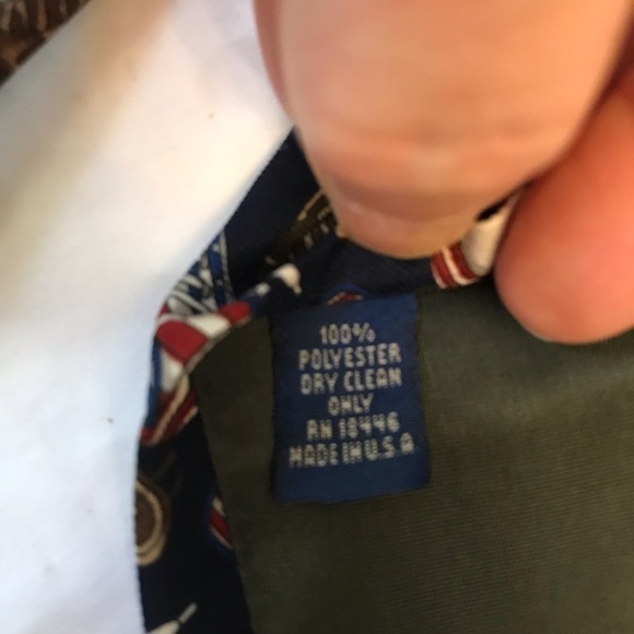 Albert Nipon American Pop USA Baseball Necktie - Picture 5 of 6